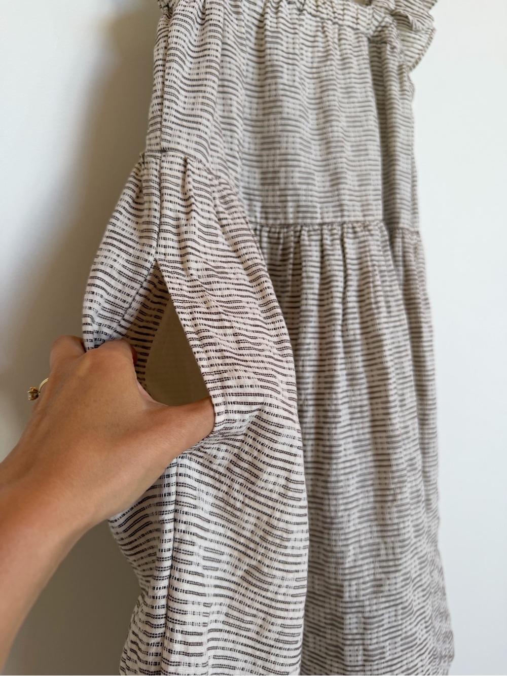 Madewell Cotton Linen Dress Small - Picture 5 of 9